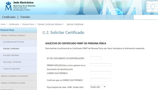certificat digital amb software