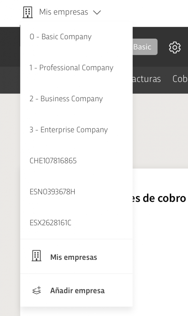 Mis empresas B2Brouter