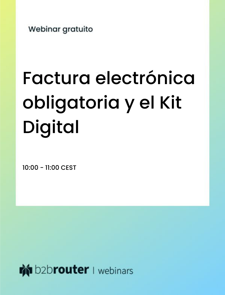 factura electronica y kit digital