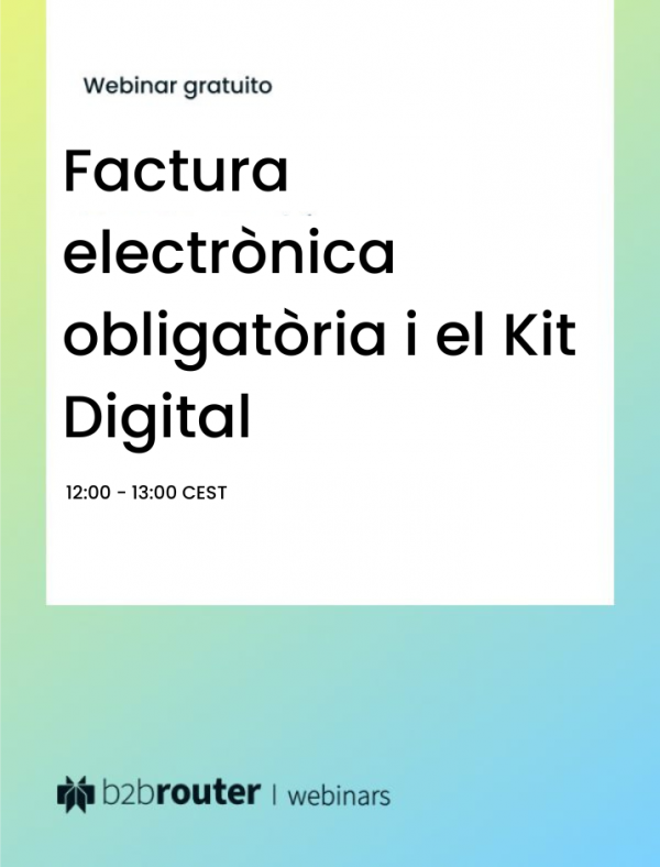 Factura electrònica obligatòria