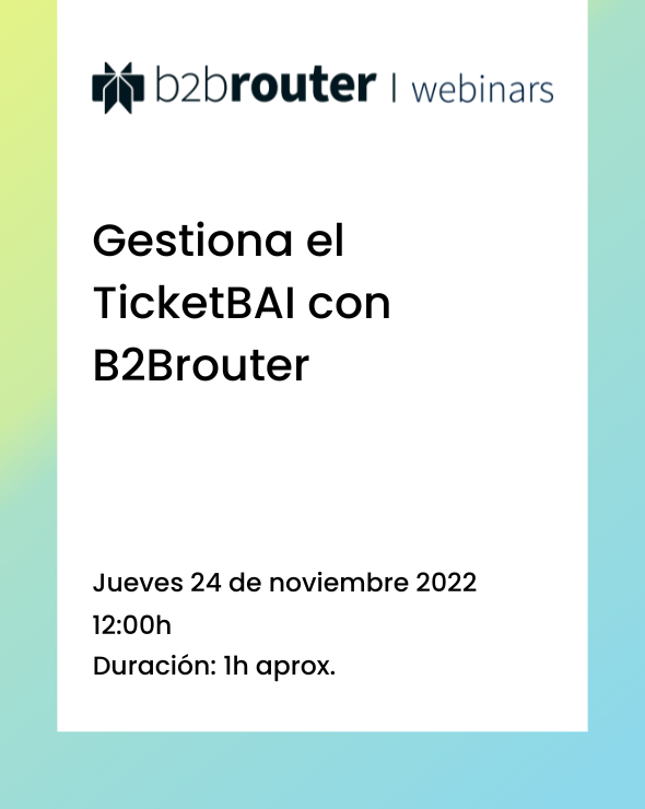 TicketBAI con B2Brouter