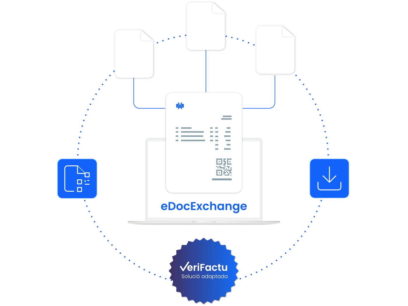 Integración ERP con eDocExchange para facturación electrónica y cumplimiento con VeriFactu